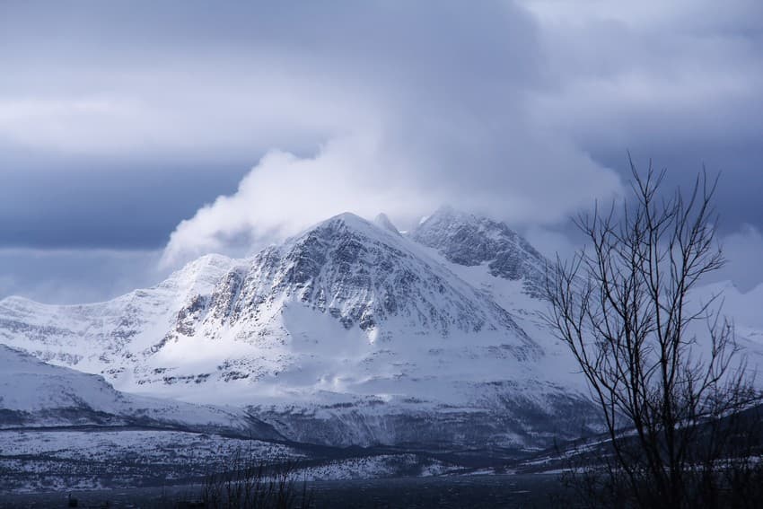 A large portion of the Arctic region is covered in permafrost.