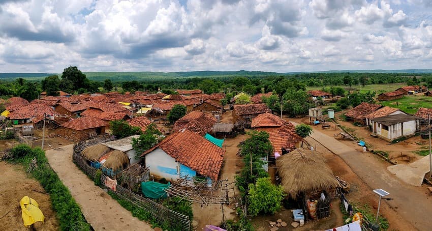 Heater of Hope: A typical forest-bordering village in the Central Indian Landscape.