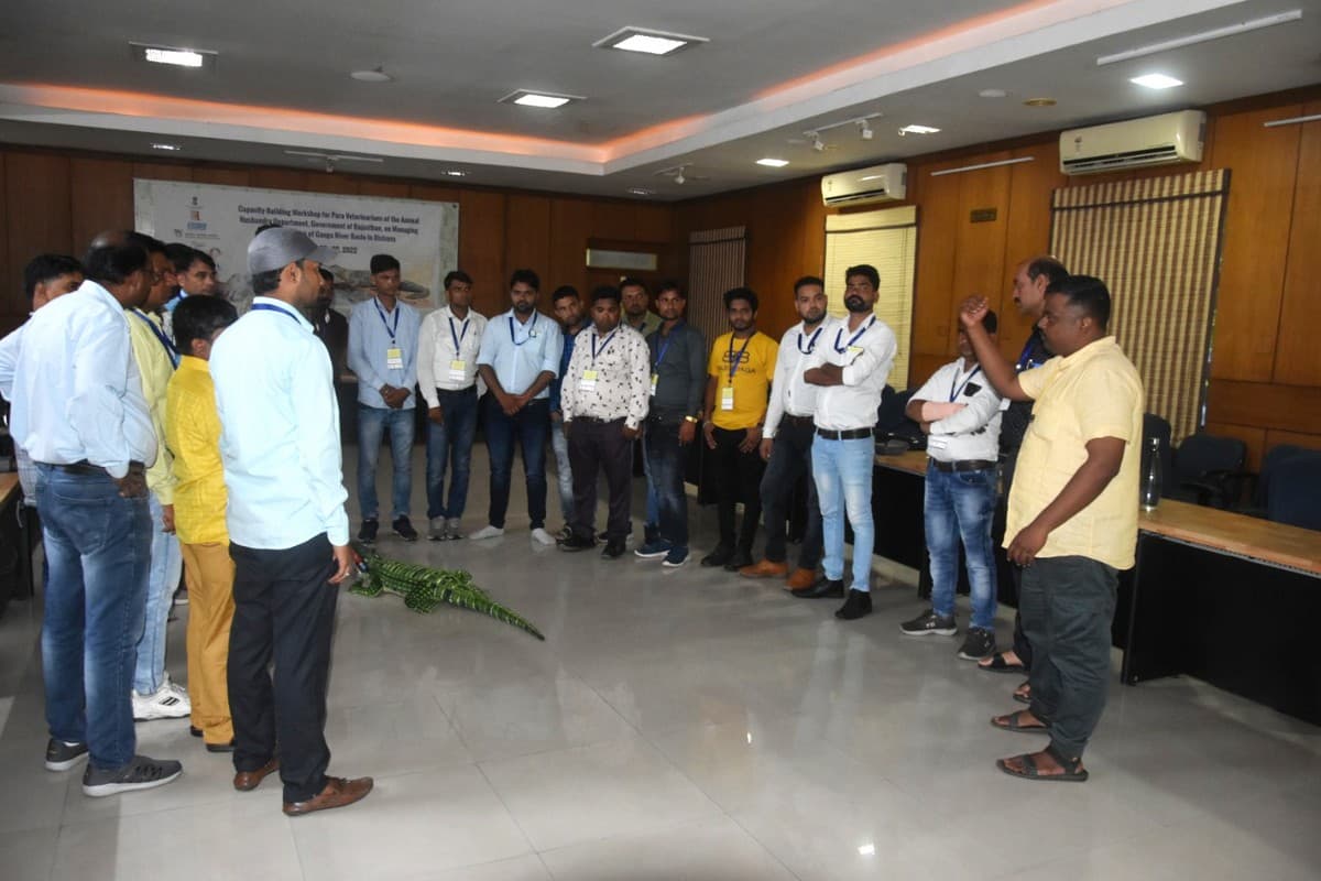 Capacity Building Workshop for Veterinarians in Management, Rescue, and Rehabilitation of Freshwater Animals in Distress Held at Jaipur, Rajasthan