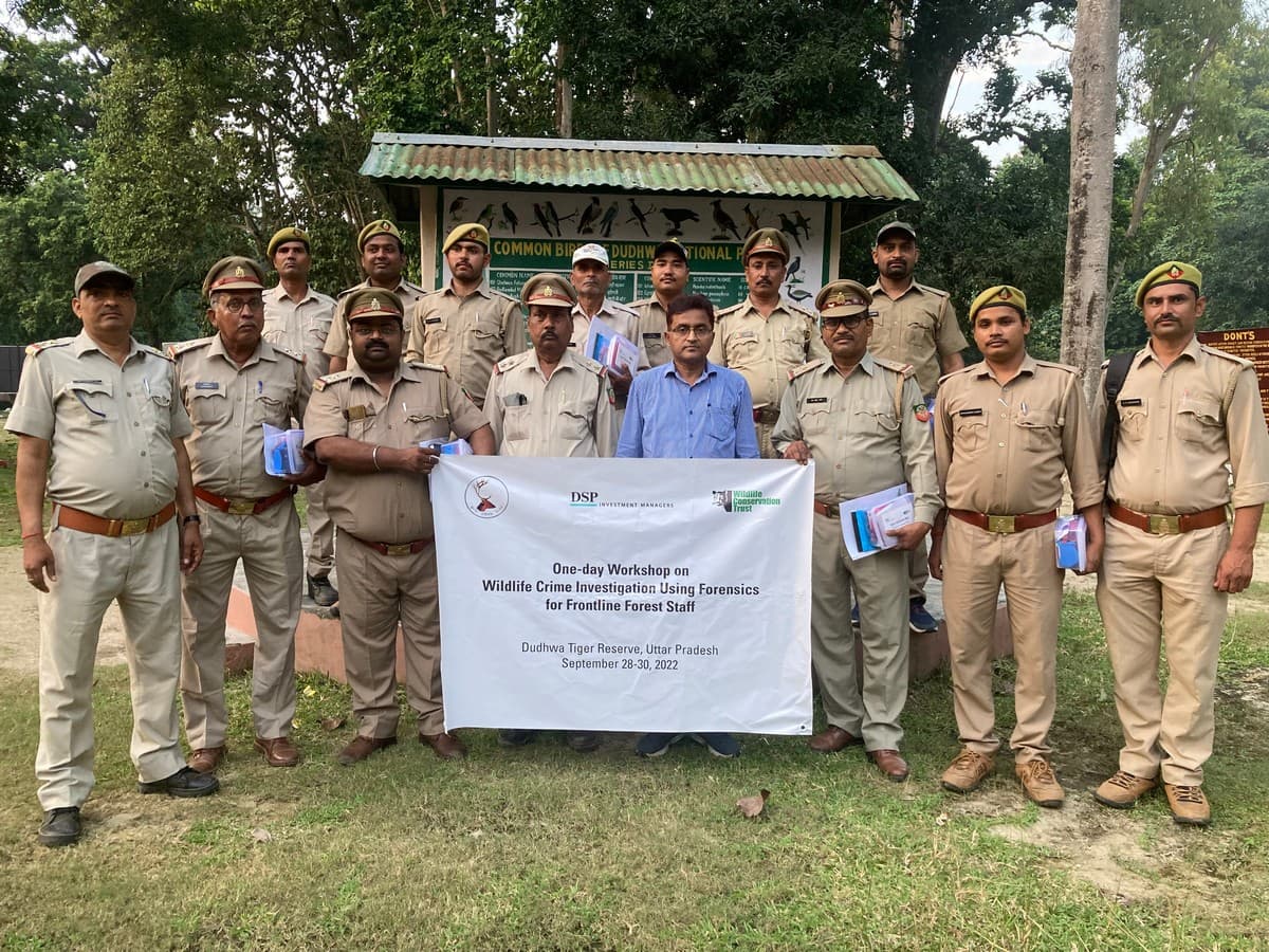 Wildlife Forensics Training Programme was held for Frontline Forest Staff of Dudhwa Tiger Reserve, Uttar Pradesh (September 28-30, 2022).