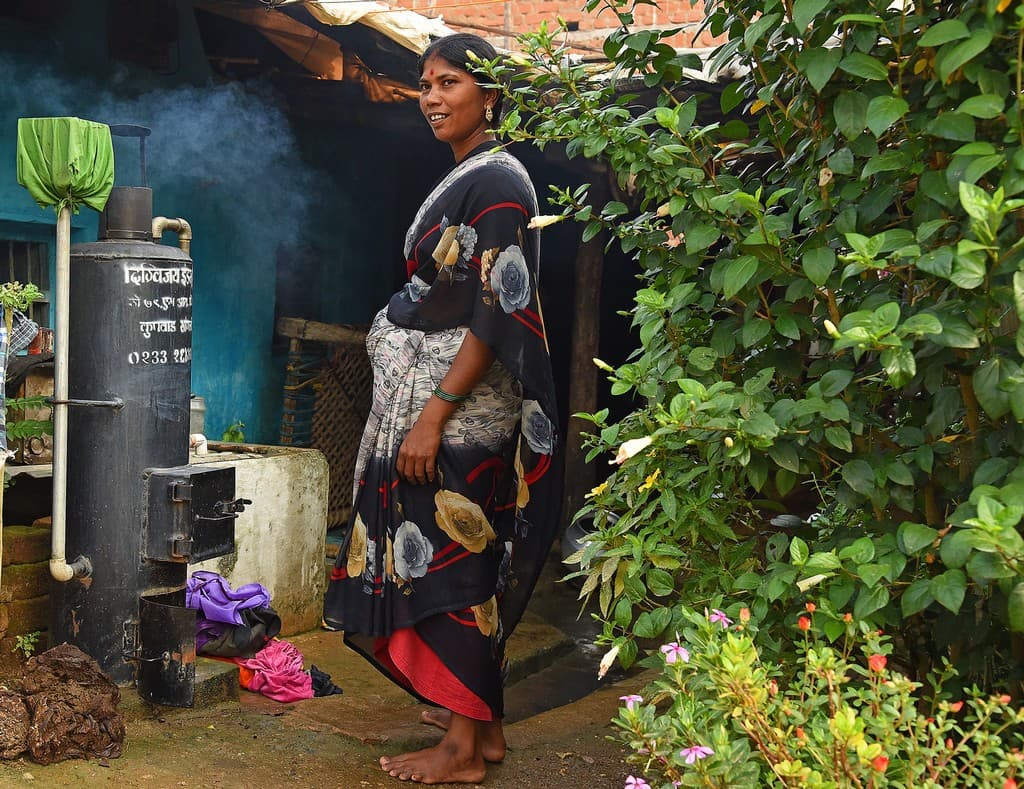 The water heater distributed by WCT is reducing the need for women to visit the forest to collect firewood, and also their exposure to harmful smoke.