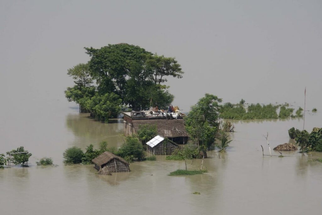 A scene from the Kosi River floods in Bihar last year. Effective flood-risk monitoring, and dam management requires rigorous analysis and planning to mitigate the worst impacts of flood-related disasters.