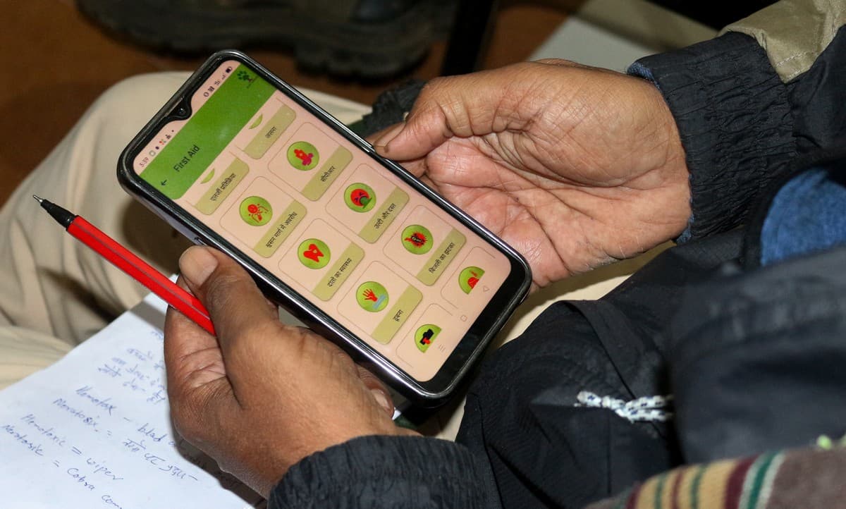 The Vann Aarogya mobile application, developed by WCT, is a pioneering solution for the health and well-being of forest staff. This innovative application serves as a comprehensive platform that addresses the unique health and medical emergency challenges faced by forest staff in remote areas.