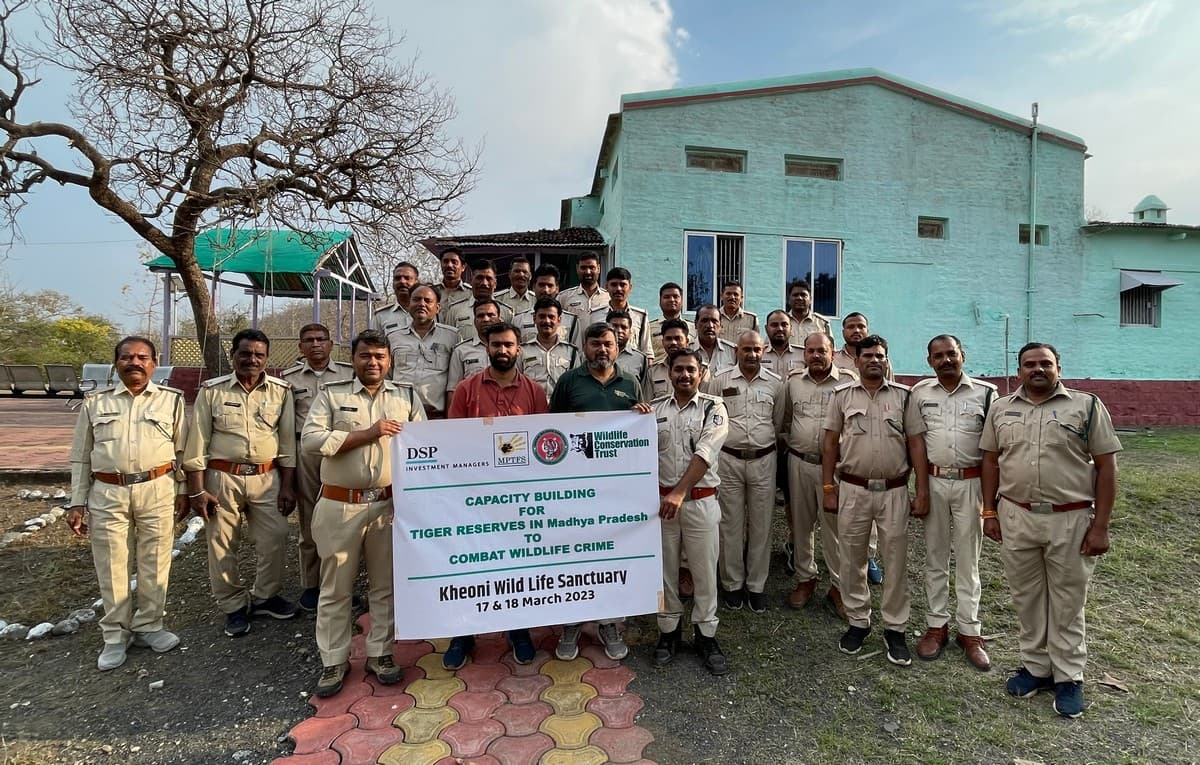 Participants from a WCT law enforcement training conducted in 2023. 